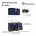 Armário de Cozinha Compacta 180 cm Rustic/Azul Vik Madesa 02