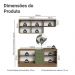 Armário de Cozinha Compacta 180 cm Rustic/Verde Vik Madesa 01