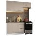 Armário de Cozinha Compacta 180cm Branco/Crema Agata Madesa 09
