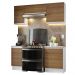 Armário de Cozinha Compacta 180cm Branco/Rustic Glamy Madesa 12