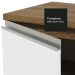 Armário de Cozinha Compacta 180cm Rustic/Branco Glamy Madesa 09