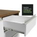 Armário de Cozinha Compacta 180cm Rustic/Branco Glamy Madesa 09