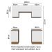 Armário de Cozinha Compacta 180cm Rustic/Branco Glamy Madesa 12