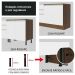Armário de Cozinha Compacta 180cm Rustic/Branco Glamy Madesa 12