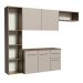 Armário de Cozinha Compacta 180cm Rustic/Crema Easy Madesa