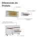 Armário de Cozinha Compacta 190cm Branco Reims Madesa 05