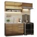 Armário de Cozinha Compacta 200cm Rustic Glamy Madesa 08