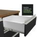 Armário de Cozinha Compacta 200cm Rustic/Preto Glamy Madesa 08
