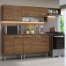 Armário de Cozinha Compacta 229cm Rustic Emilly Madesa 13