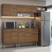 Armário de Cozinha Compacta 229cm Rustic Emilly Madesa 14