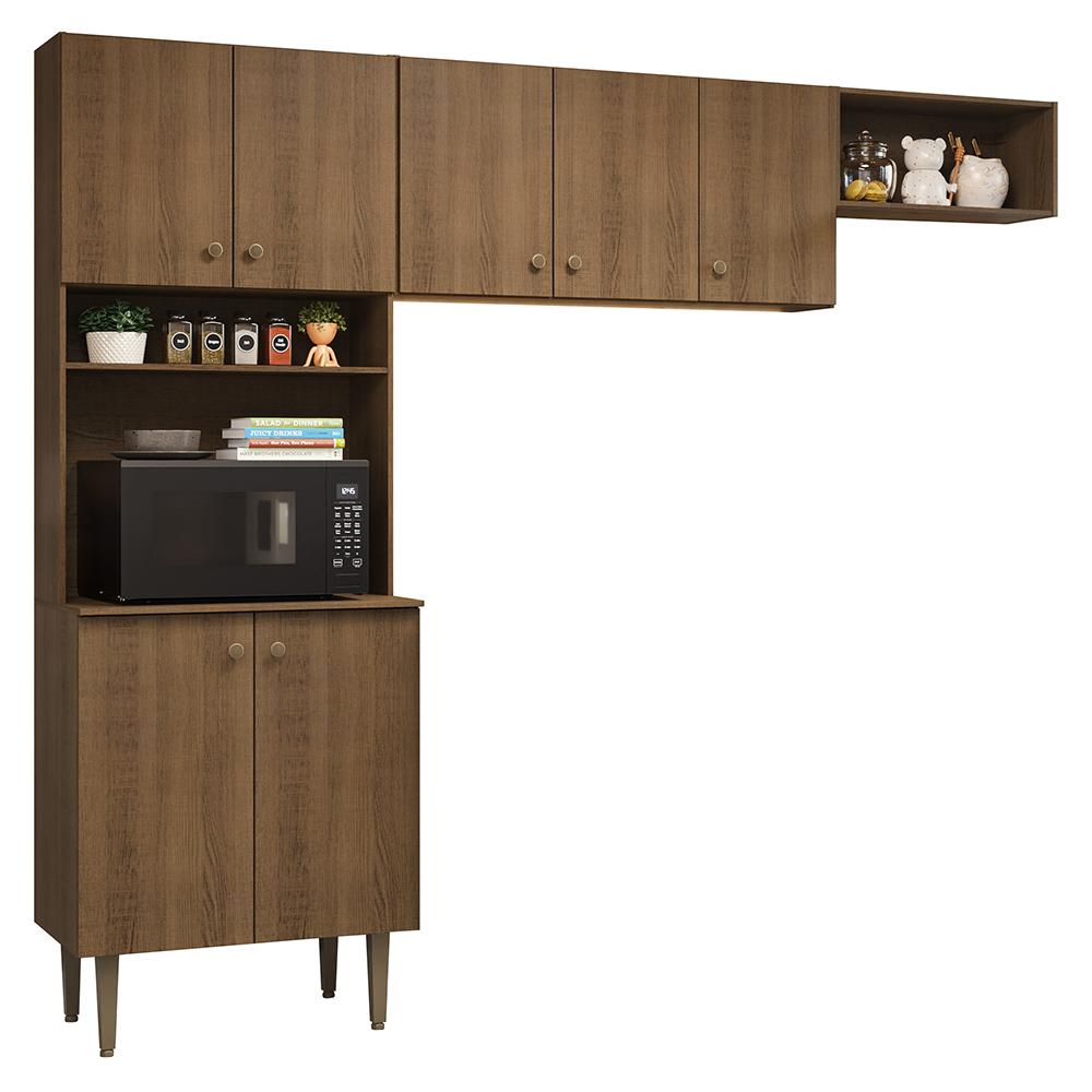 Armário de Cozinha Compacta 235cm Rustic Gourmet Madesa XA03