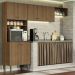 Armário de Cozinha Compacta Quiosque 235cm Rustic Gourmet Madesa XA