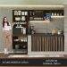Armário de Cozinha Compacta Quiosque 235cm Rustic Gourmet Madesa XA