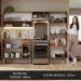 Armário de Cozinha Compacta Rustic/Branco Emilly Pop Madesa XA