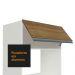 Armário de Cozinha Completa 100% MDF 250cm Branco/Rustic/Crema Smart Madesa 03