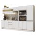 Armário de Cozinha Completa 100% MDF 300cm Frentes Branco Smart Madesa 02