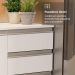 Armário de Cozinha Completa 100% MDF 310 cm Branco Smart 01