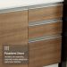Armário de Cozinha Completa 100% MDF 310 cm Branco/Rustic/Crema Smart 02