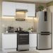 Armário de Cozinha Completa 160cm Branco Glamy Madesa 07