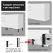 Armário de Cozinha Completa 190cm Branco Glamy Madesa 05