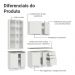 Armário de Cozinha Completa 190cm Branco Veludo Lux Madesa 02