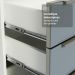 Armário de Cozinha Completa 190cm Branco/Cinza Lux Madesa 02