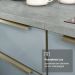Armário de Cozinha Completa 190cm Branco/Cinza Lux Madesa 02