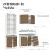 Armário de Cozinha Completa 190cm Branco/Rustic Glamy Madesa 05
