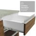 Armário de Cozinha Completa 190cm Branco/Rustic Glamy Madesa 05