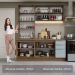 Armário de Cozinha Completa 190cm Rustic/Cinza Lux Madesa 02