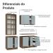 Armário de Cozinha Completa 190cm Rustic/Cinza Lux Madesa 02