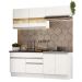 Armário de Cozinha Completa 200cm Branco Glamy Madesa 07