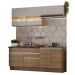 Armário de Cozinha Completa 200cm Rustic/Crema Glamy Madesa 07