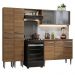 Armário de Cozinha Completa 229cm Rustic Emilly Madesa 05