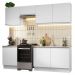 Armário de Cozinha Completa 240cm Branco Glamy Madesa 09
