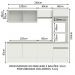 Armário de Cozinha Completa 240cm Branco Topazio Madesa 05