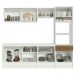 Armário de Cozinha Completa 240cm Branco/Rustic Diamante Madesa 06