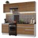 Armário de Cozinha Completa 240cm Branco/Rustic Glamy Madesa 08