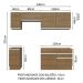 Armário de Cozinha Completa 240cm Rustic Glamy Madesa 07