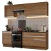 Armário de Cozinha Completa 240cm Rustic Glamy Madesa 08