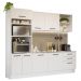 Armário de Cozinha Completa 250cm Branco Agata Madesa 01