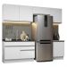 Armário de Cozinha Completa 260cm Branco Glamy Madesa 05