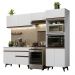 Armário de Cozinha Completa 260cm Branco Reims Madesa 09