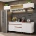 Armário de Cozinha Completa 260cm Branco Reims Madesa 11