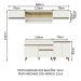 Armário de Cozinha Completa 260cm Branco Reims Madesa 11