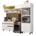 Armário de Cozinha Completa 260cm Branco Reims Madesa 12