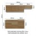 Armário de Cozinha Completa 260cm Rustic Glamy Madesa 03