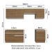 Armário de Cozinha Completa 260cm Rustic Glamy Madesa 04