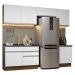 Armário de Cozinha Completa 260cm Rustic/Branco Glamy Madesa 05