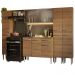 Armário de Cozinha Completa 261cm Rustic Emilly Madesa 06